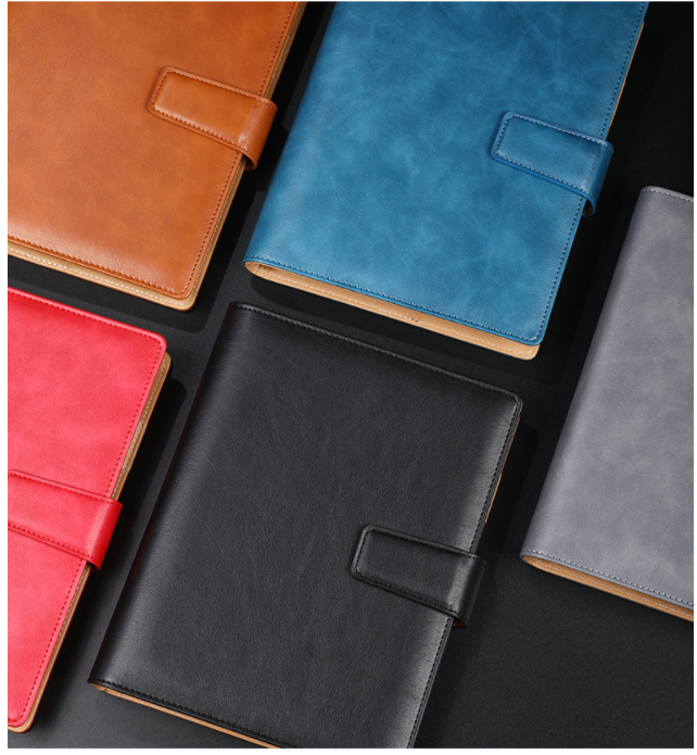 A5 leather buckle 6-hole clip notebook FLIPSTYLEZLLC