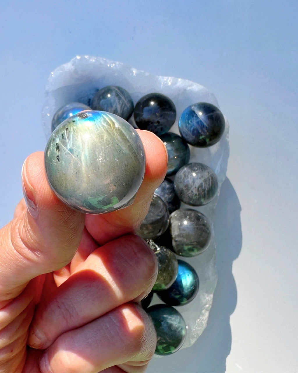 Labradorite Mini Spheres AAA Baltic Mermaid