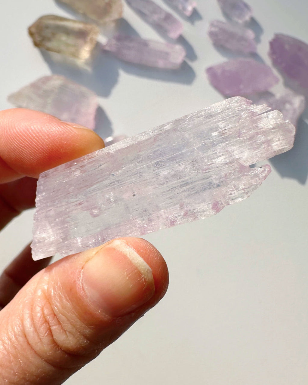 Raw Kunzite Baltic Mermaid