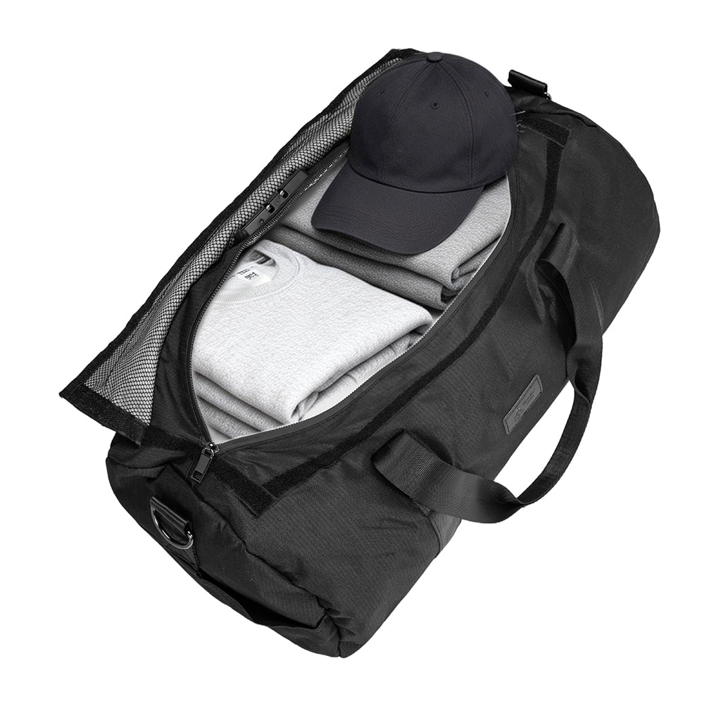 Essential Smell Proof Max Duffle Bag - Fashionable, Discreet + Hidden Lock (FireBar Labs x PBAL) Safely Fashion Powered by FireBar Labs