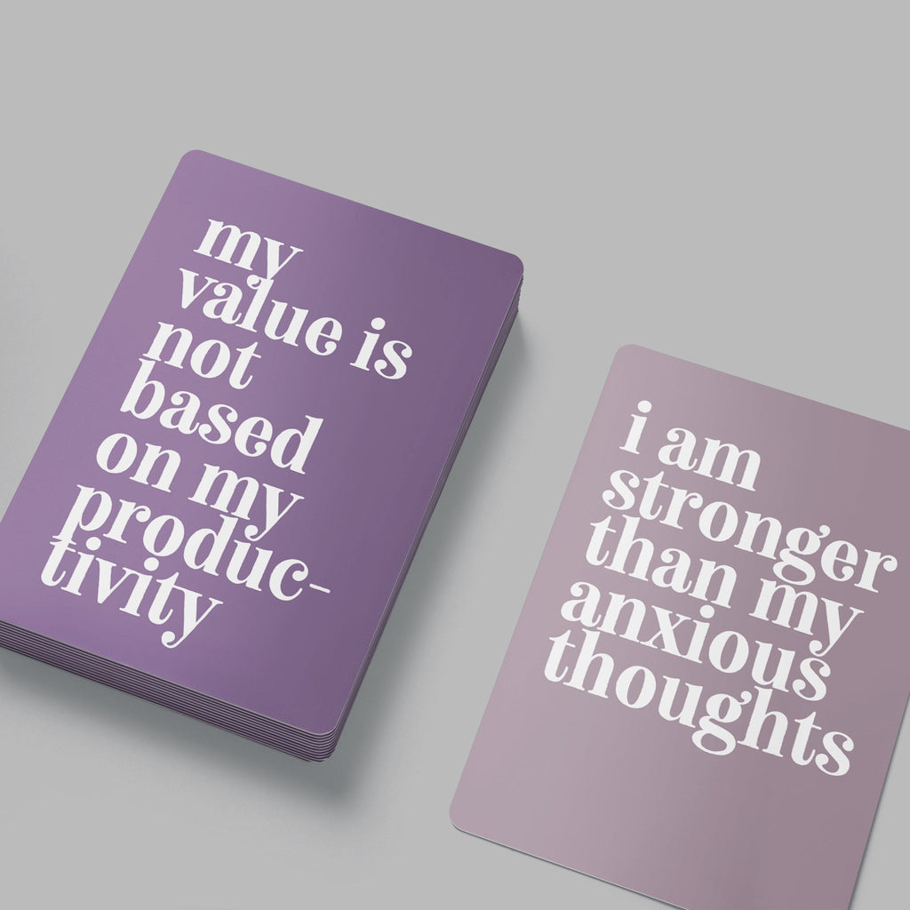 Anxiety Relief Affirmation Cards, Deck of 16 RITZY ROSE