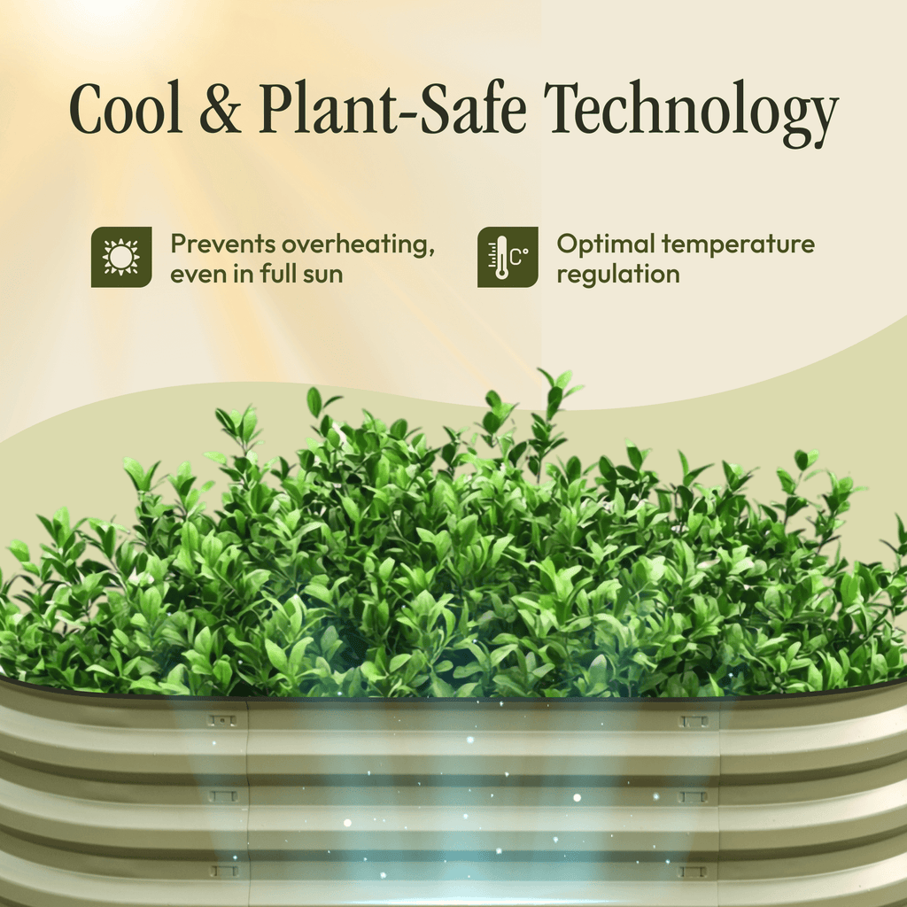 Gro-Rite "No Tools Needed" Premium Metal Raised Garden Bed Kit Gro-Rite Garden Global LLC