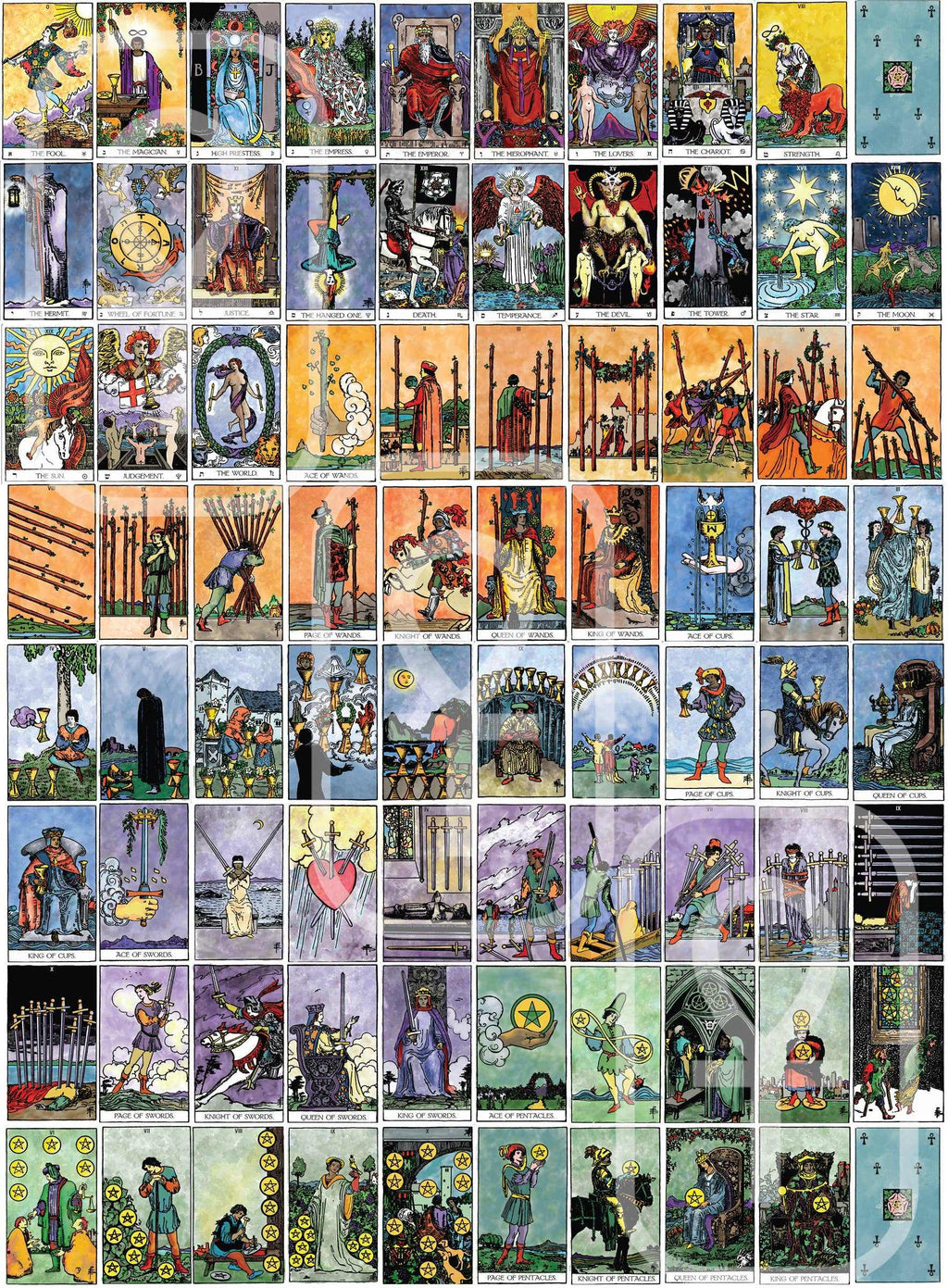 The Weiser Tarot Card Sticker Book: Over 2,500 Stickers Sacred Crystals