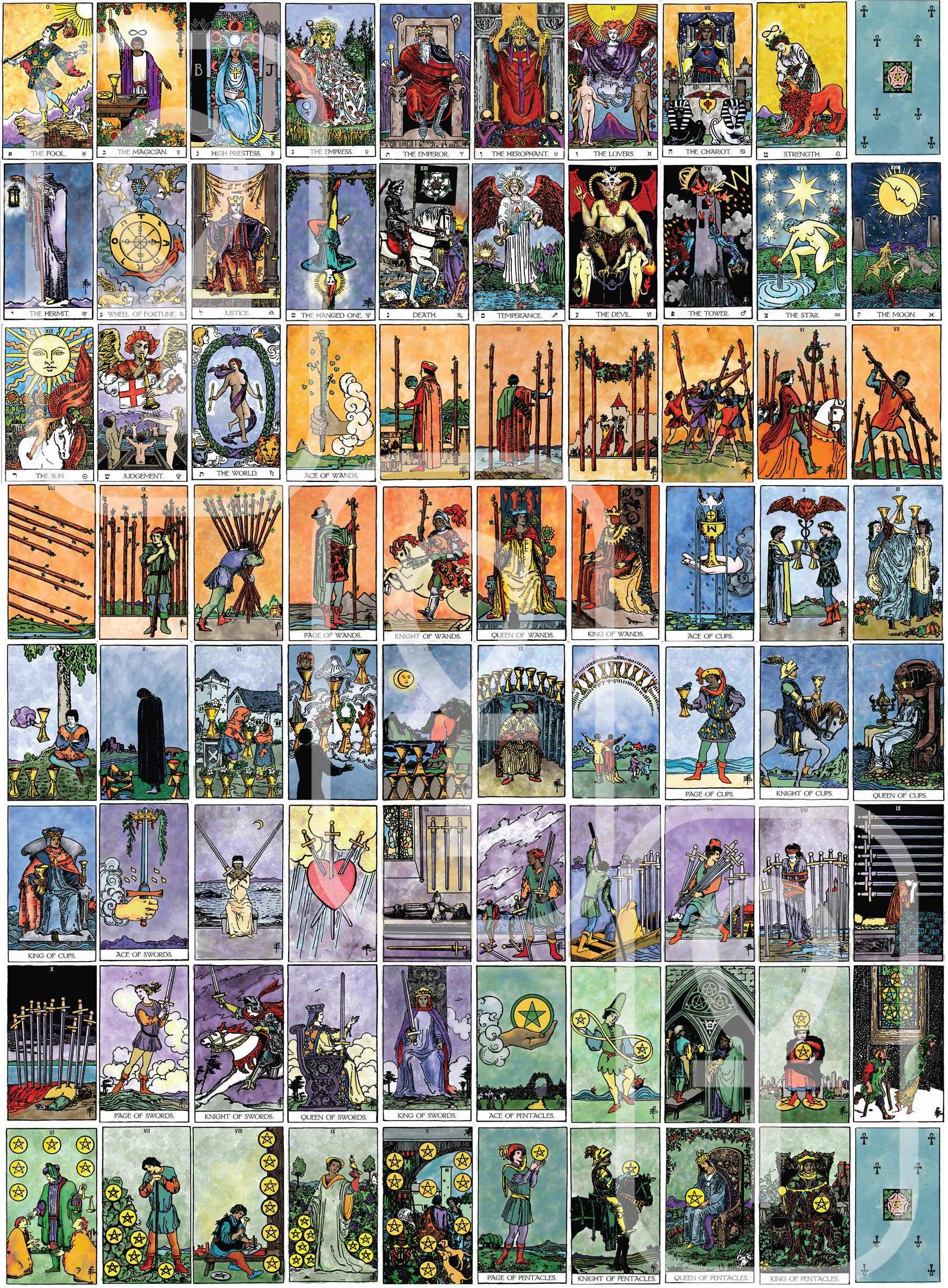 The Weiser Tarot Card Sticker Book: Over 2,500 Stickers Sacred Crystals