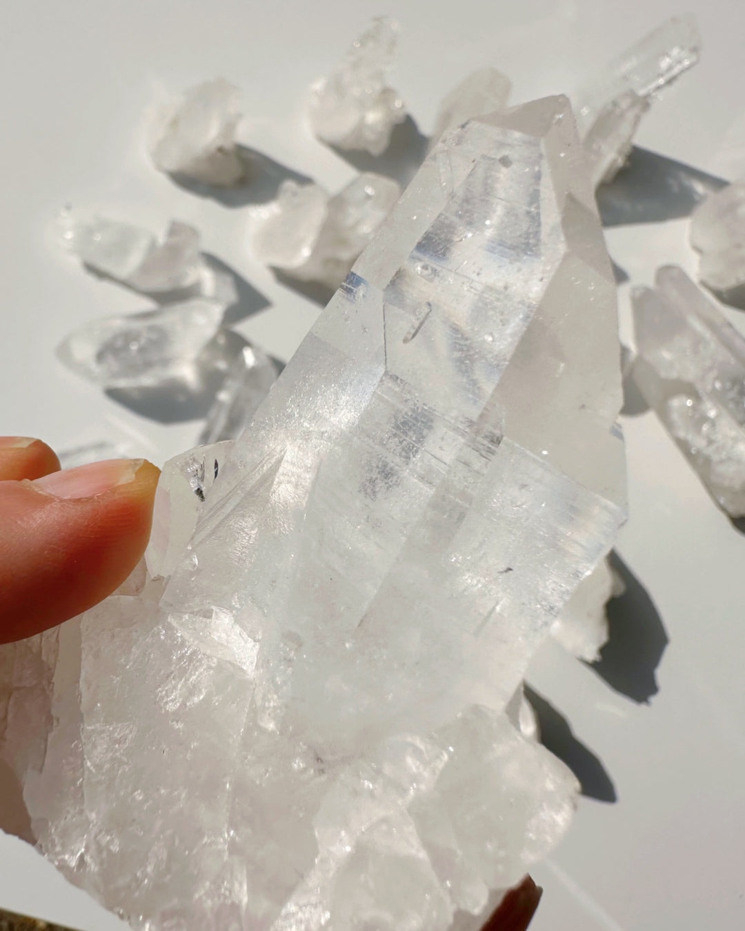 Arkansas Quartz Point B - Super Clear Baltic Mermaid