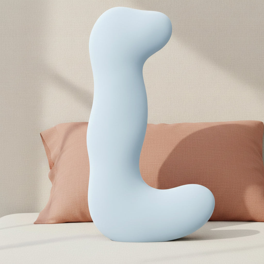 Long Body Pillow for Side Sleepers – Removable Washable Cover, Hollow Fiber Fill DreamTech