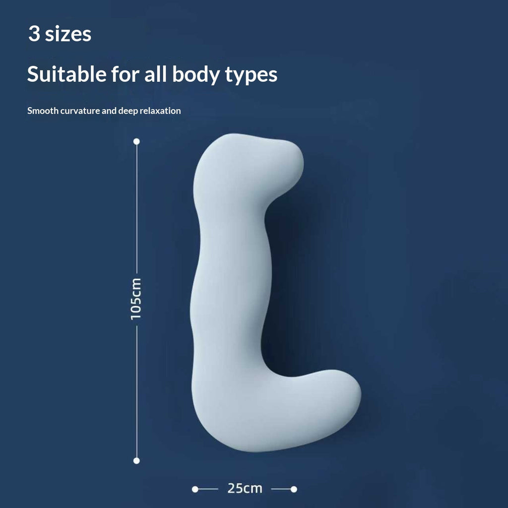 Long Body Pillow for Side Sleepers – Removable Washable Cover, Hollow Fiber Fill DreamTech