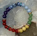 7 Chakra Crystal Beaded Bracelet Natural Gemstones Crystal Destiny