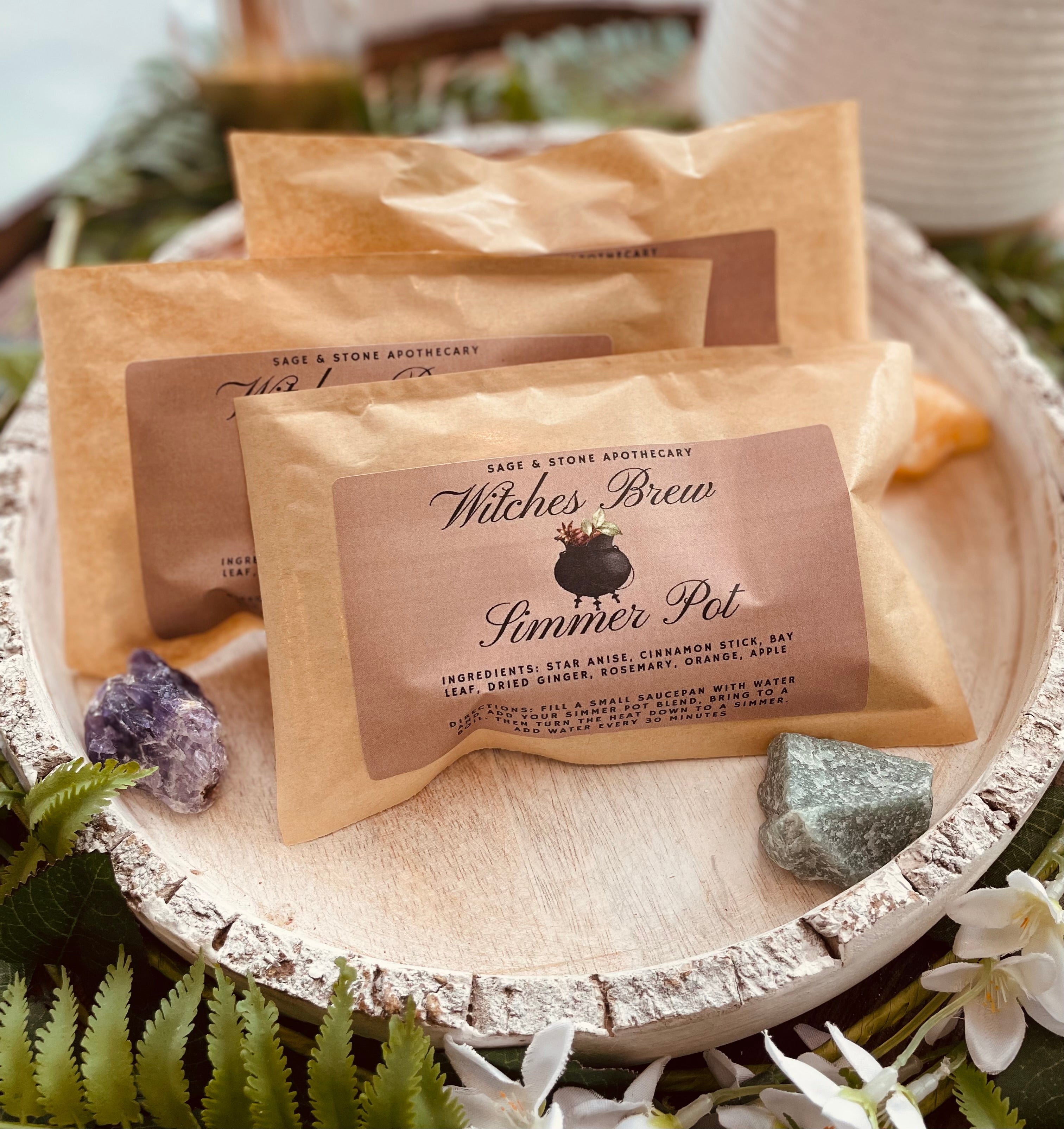 Witches Brew Simmer Pot Sage & Stone Apothecary