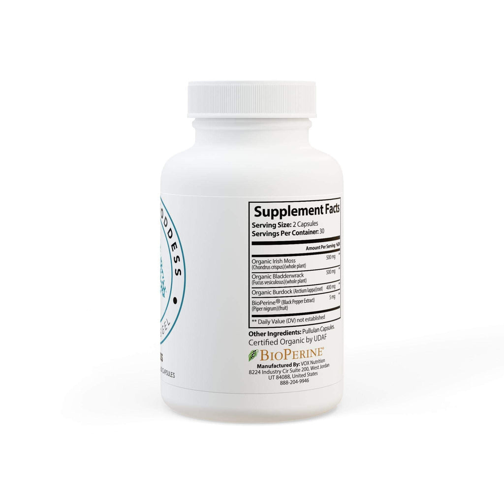 Organic Sea Moss Capsules | Sea Moss Benefits | Sea Moss Capsules Near Me Organic Goddess Sea Moss Gel