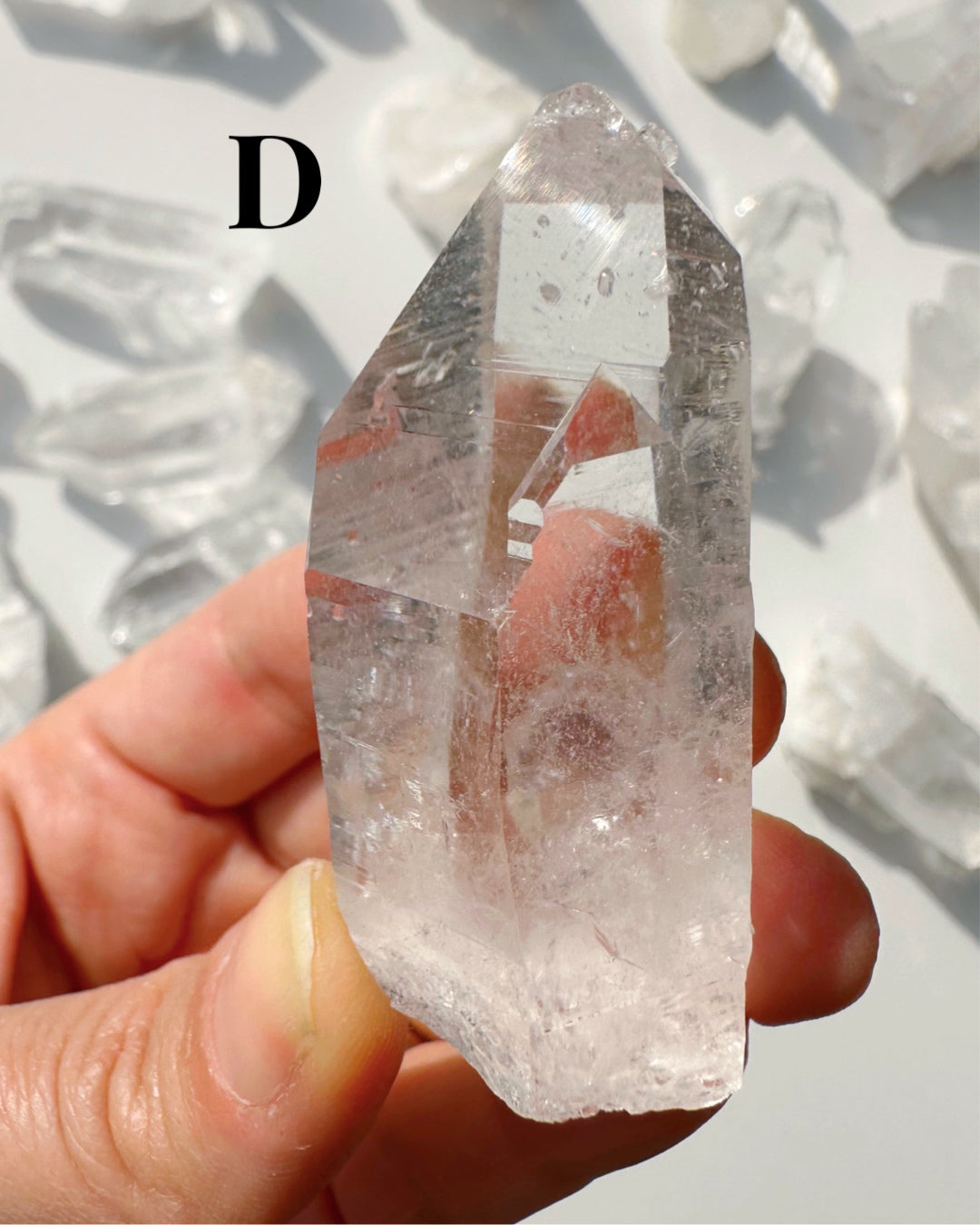 Arkansas Quartz Points - Super Clear Baltic Mermaid