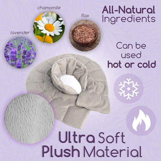 Soothing Herbal Neck & Shoulder Wrap – Hot/Cold Aromatherapy