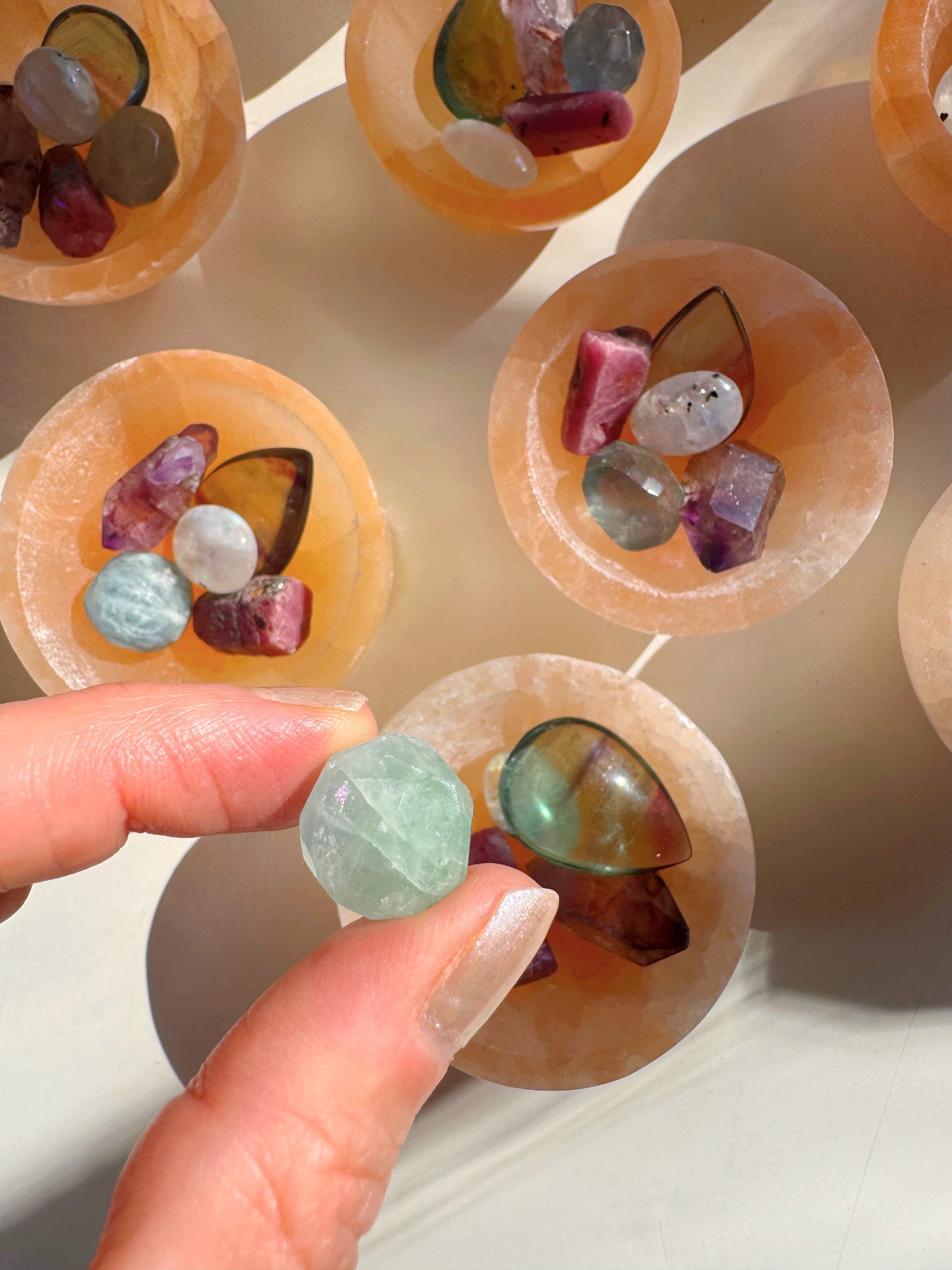 Creative Crystal Energy Gems Set Baltic Mermaid