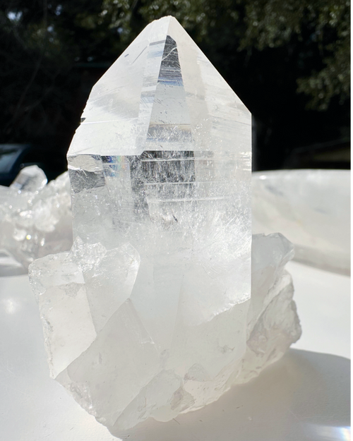 Arkansas Quartz Point B - Super Clear Baltic Mermaid