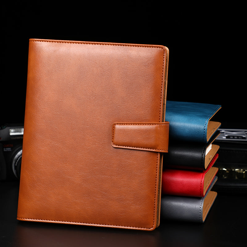 A5 leather buckle 6-hole clip notebook FLIPSTYLEZLLC