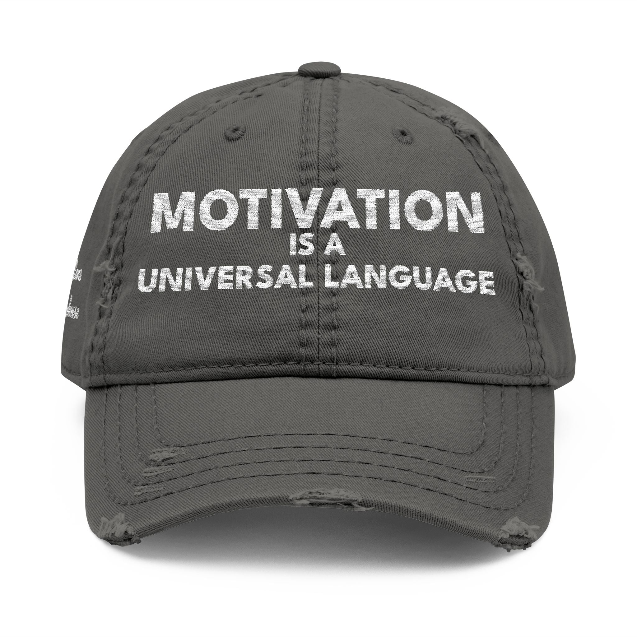 Motivation Is a Universal Language Embroidered Dad Hat Tristan’s Treehouse