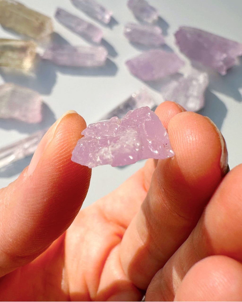 Raw Kunzite Baltic Mermaid