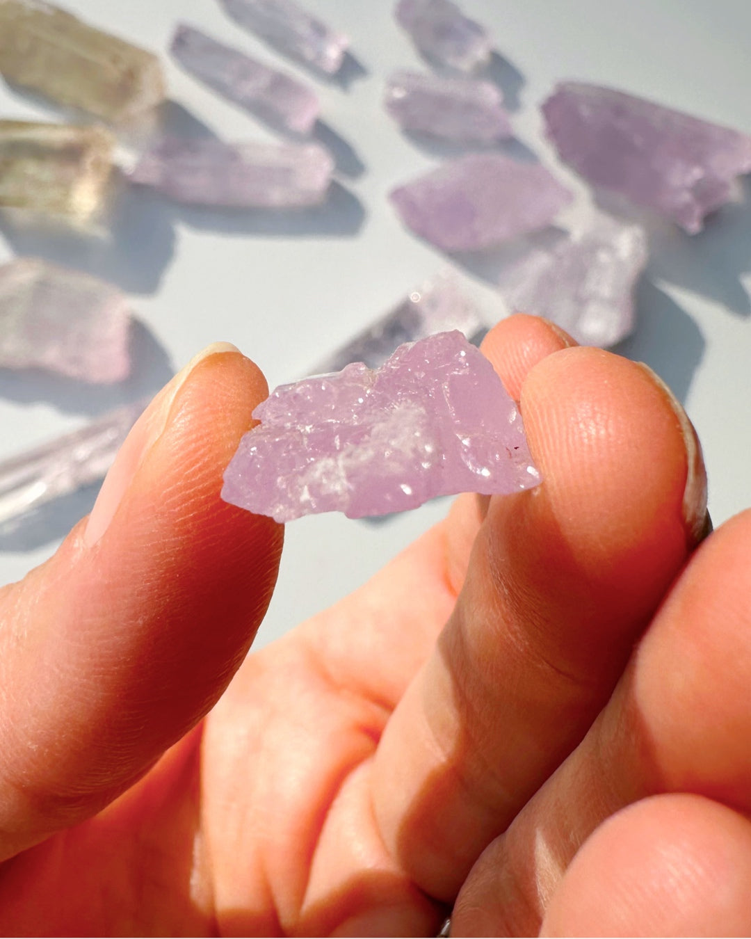 Raw Kunzite Baltic Mermaid