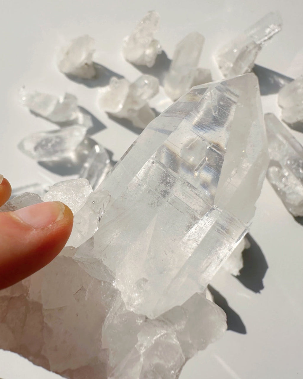 Arkansas Quartz Point B - Super Clear Baltic Mermaid