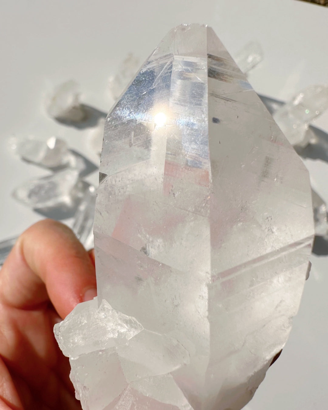 Arkansas Quartz Point B - Super Clear Baltic Mermaid