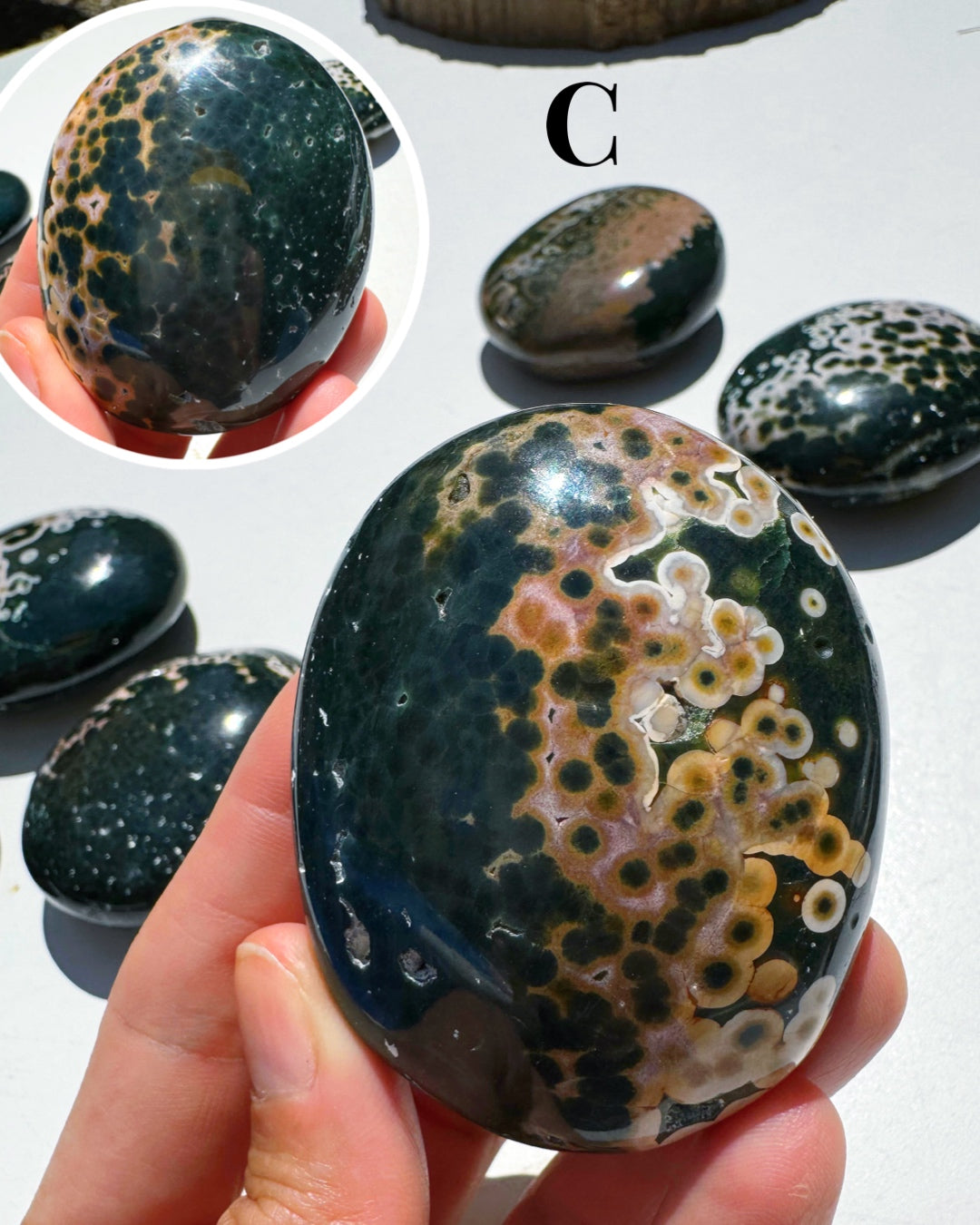 Ocean Jasper Palm Stones Baltic Mermaid