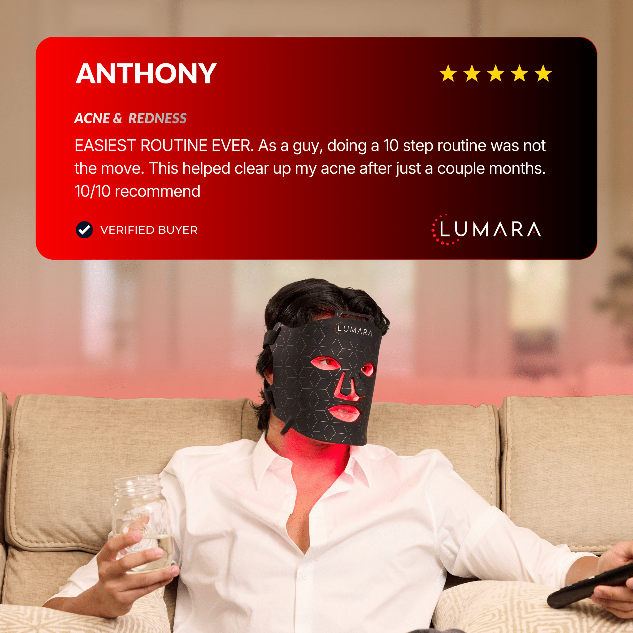 VISO - FDA Certified Red Light Therapy Mask Lumara