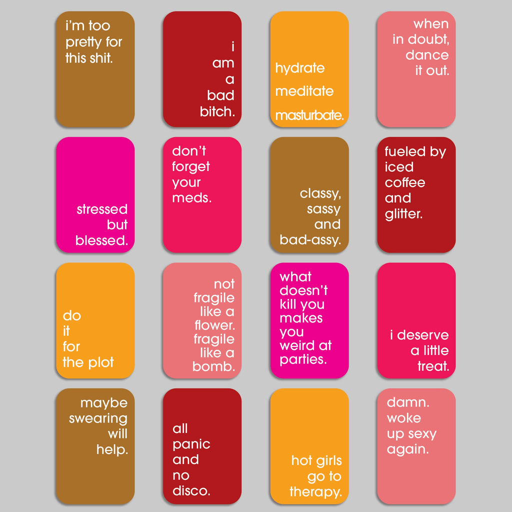 Self-Love Affirmation Cards, Deck of 16 RITZY ROSE
