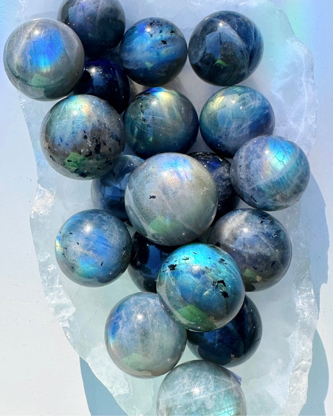 Labradorite Mini Spheres AAA Baltic Mermaid