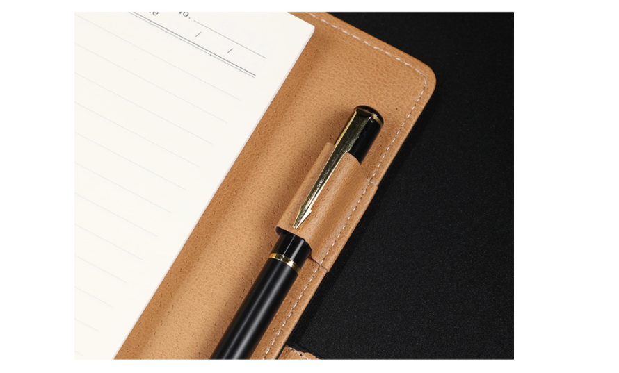 A5 leather buckle 6-hole clip notebook FLIPSTYLEZLLC