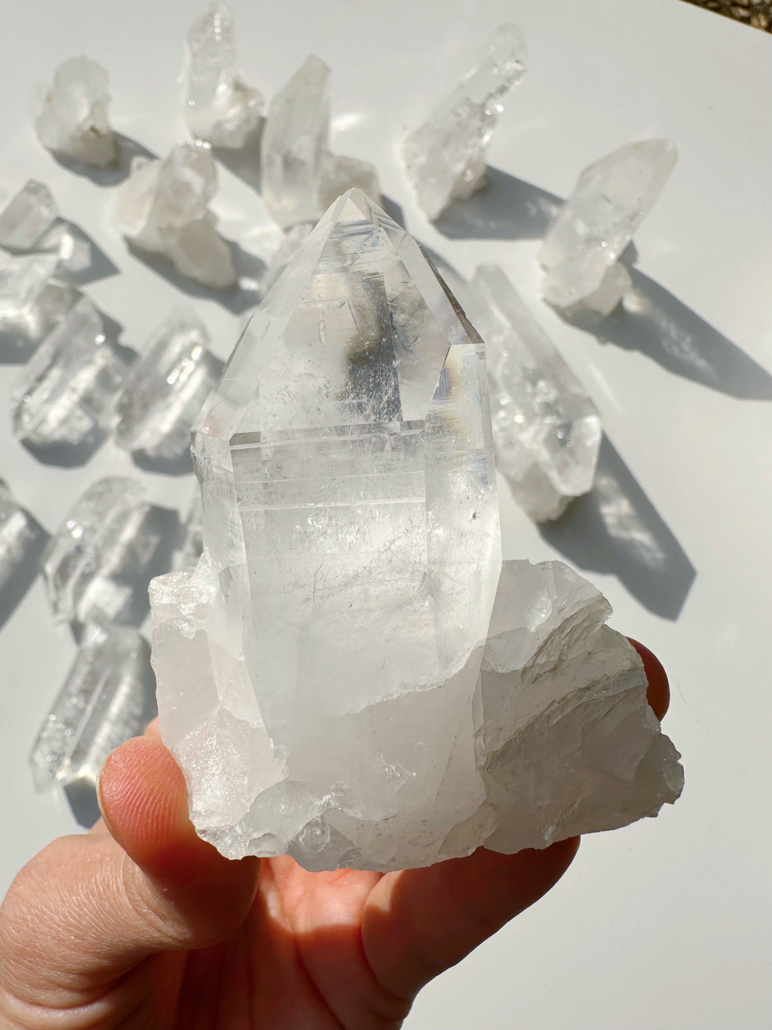 Arkansas Quartz Point B - Super Clear Baltic Mermaid