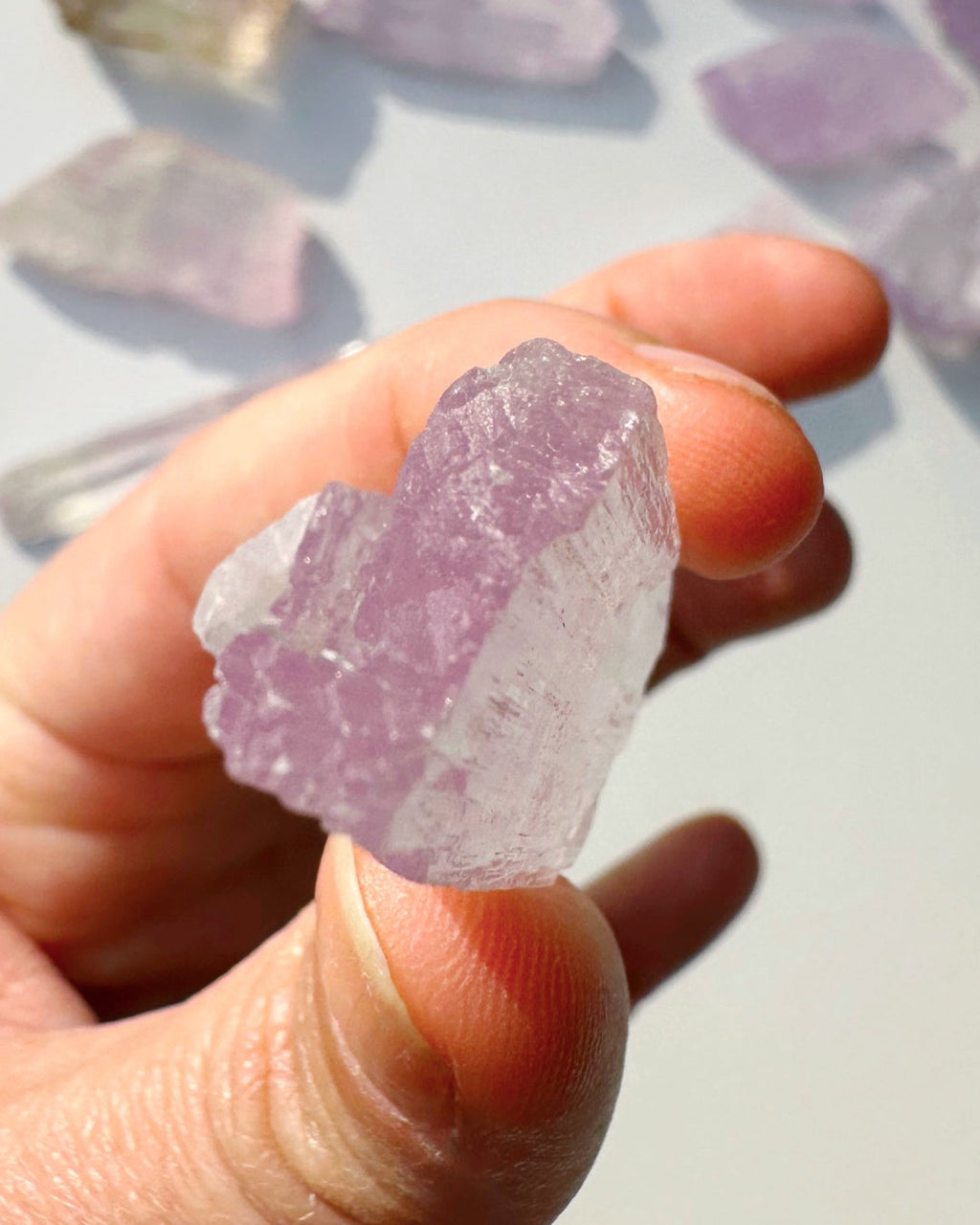 Raw Kunzite Baltic Mermaid
