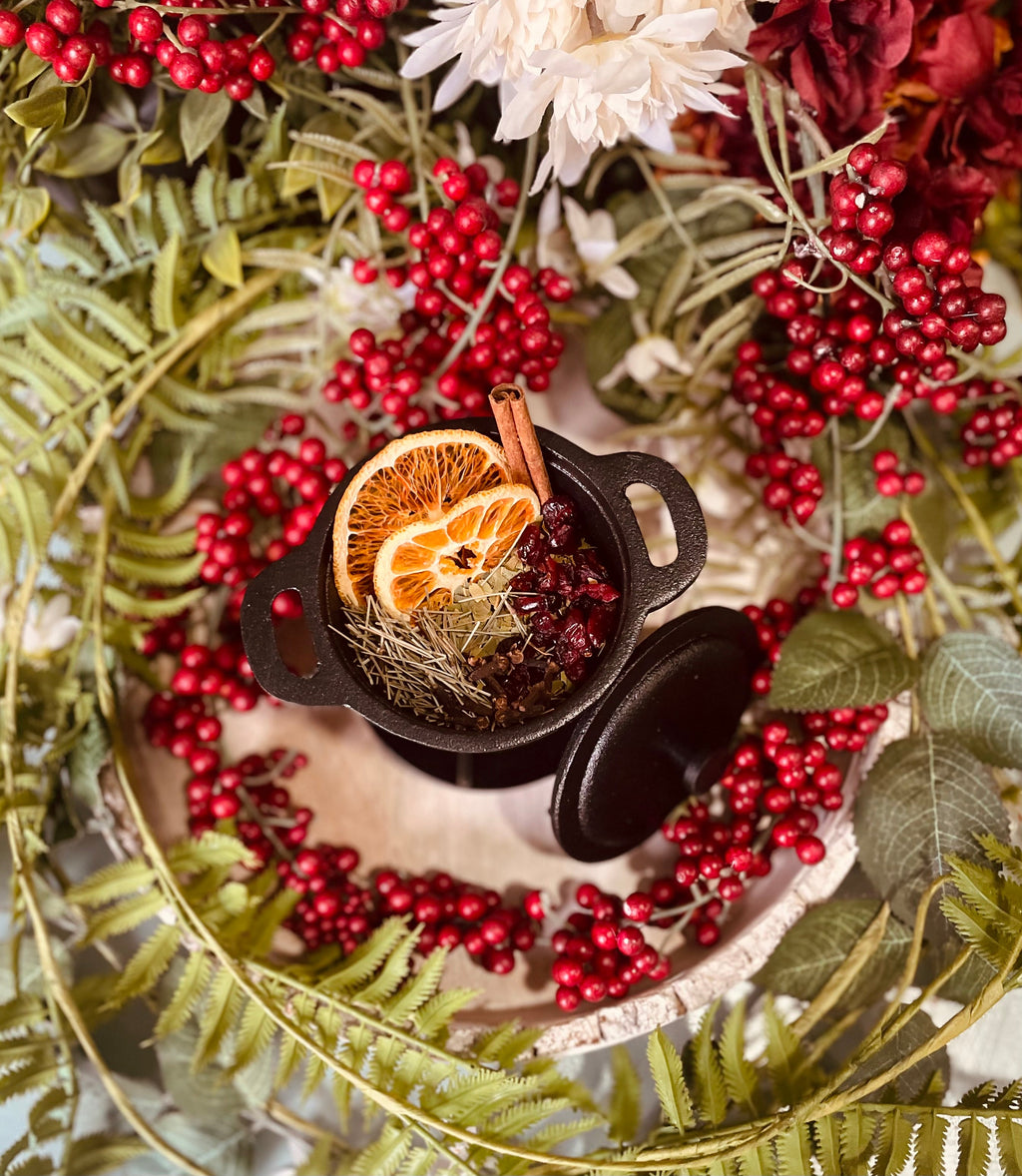 Winter Solstice Simmer Pot Sage & Stone Apothecary