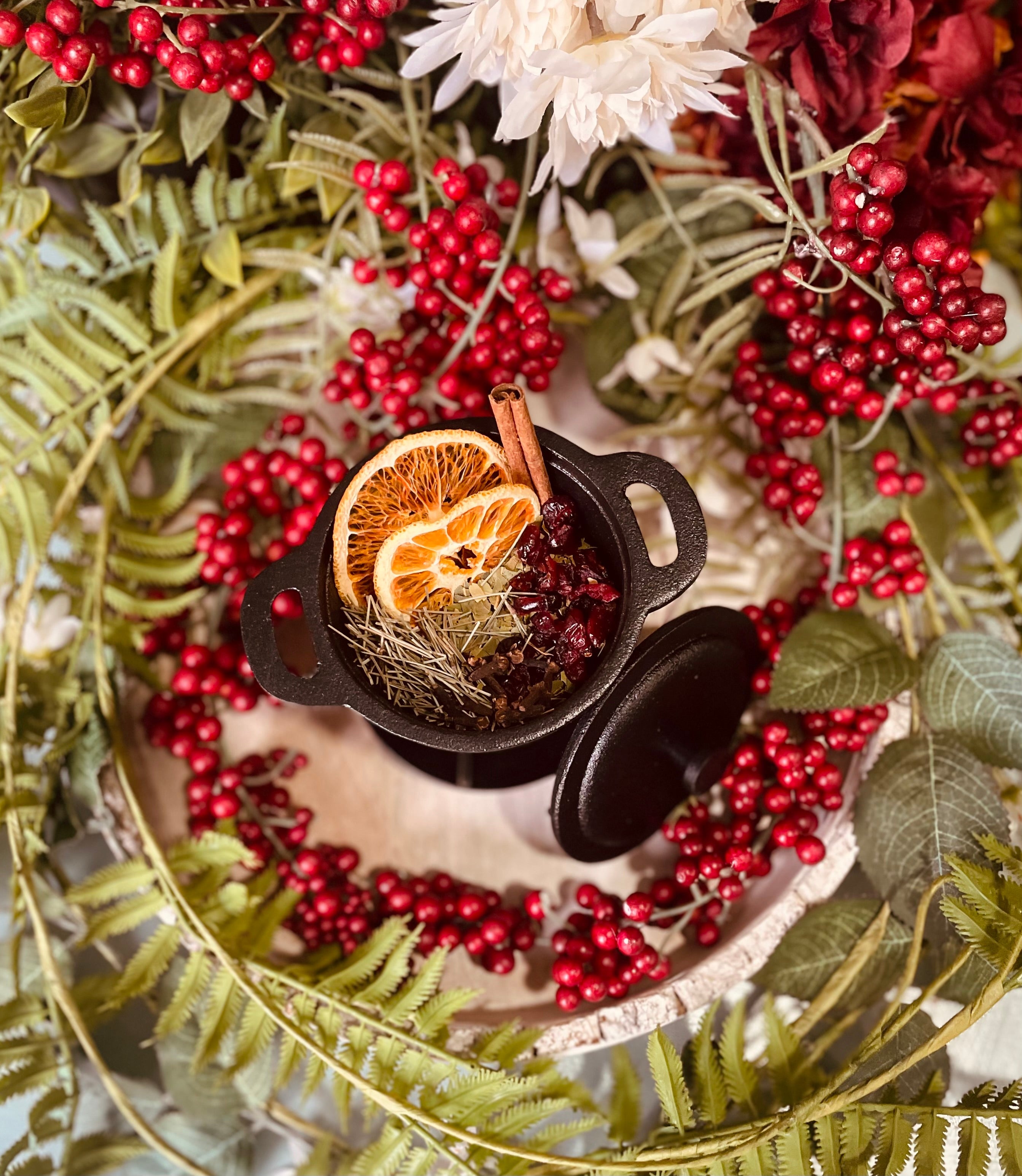 Winter Solstice Simmer Pot Sage & Stone Apothecary