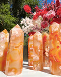 Carnelian Flower Agate Towers Baltic Mermaid