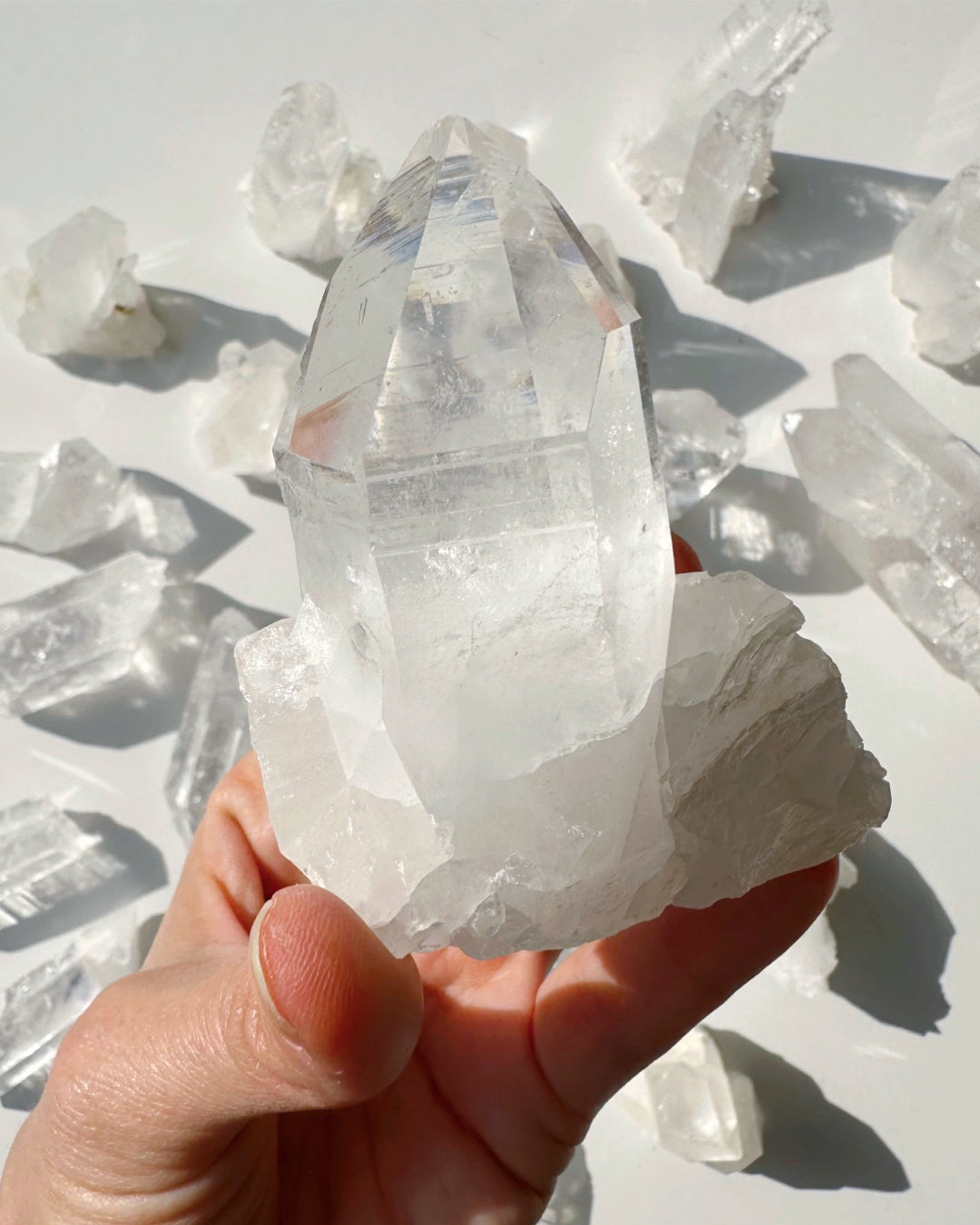 Arkansas Quartz Point B - Super Clear Baltic Mermaid