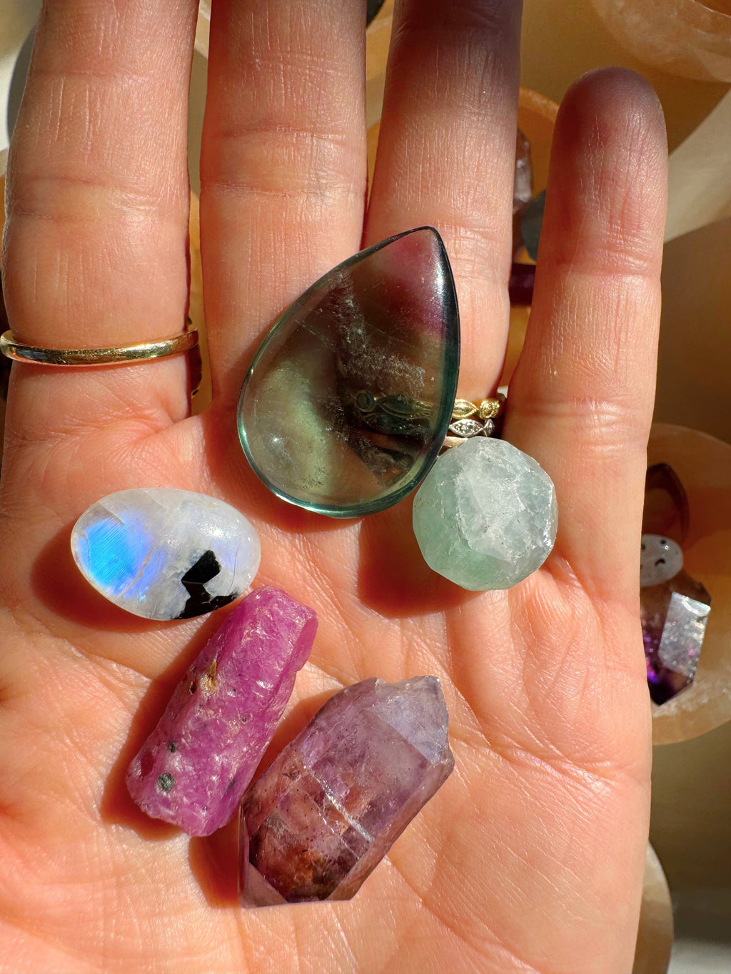 Creative Crystal Energy Gems Set Baltic Mermaid