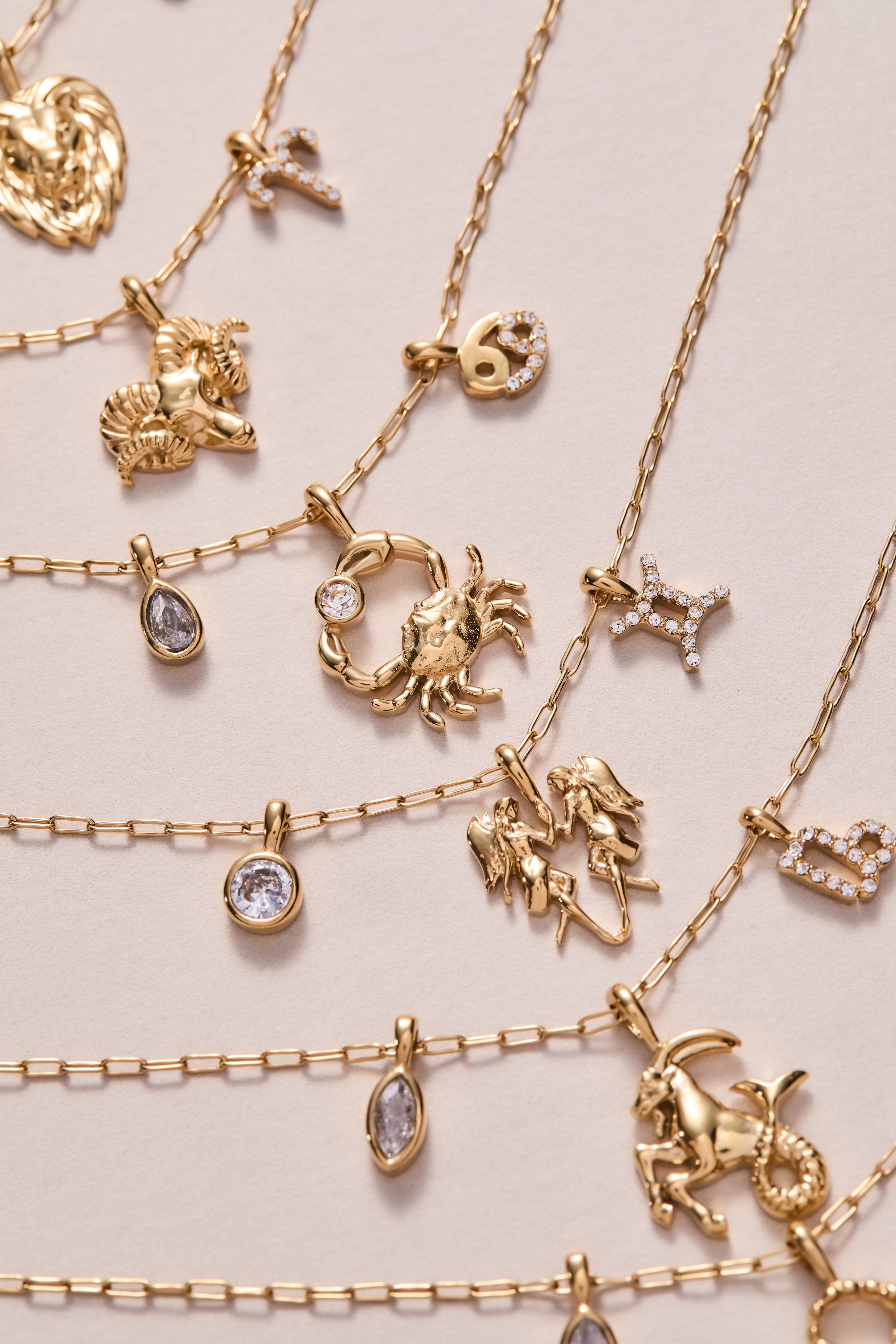 Cancer Zodiac Charm Cluster Necklace ALEX AND ANI