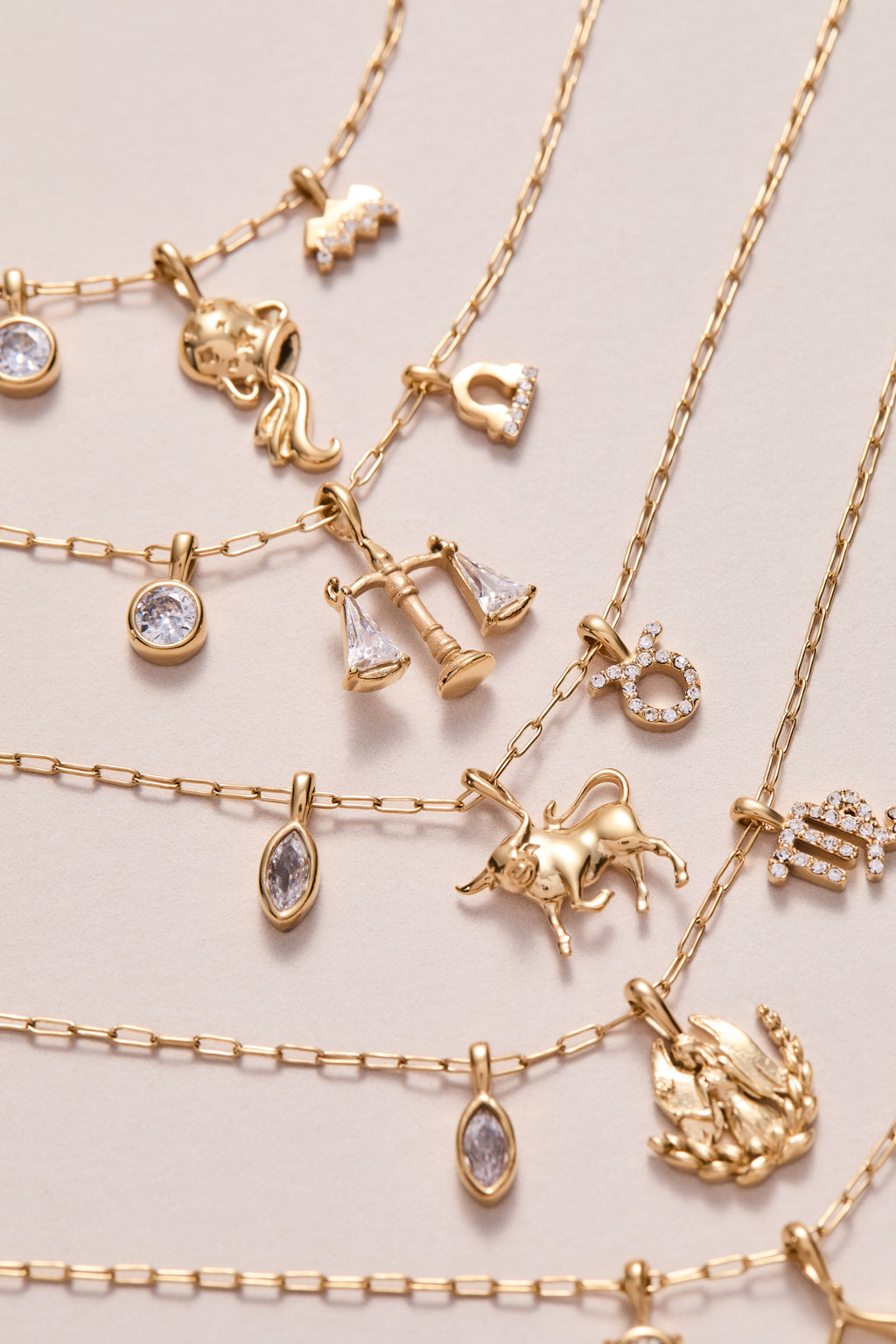 Virgo Zodiac Charm Cluster Necklace ALEX AND ANI