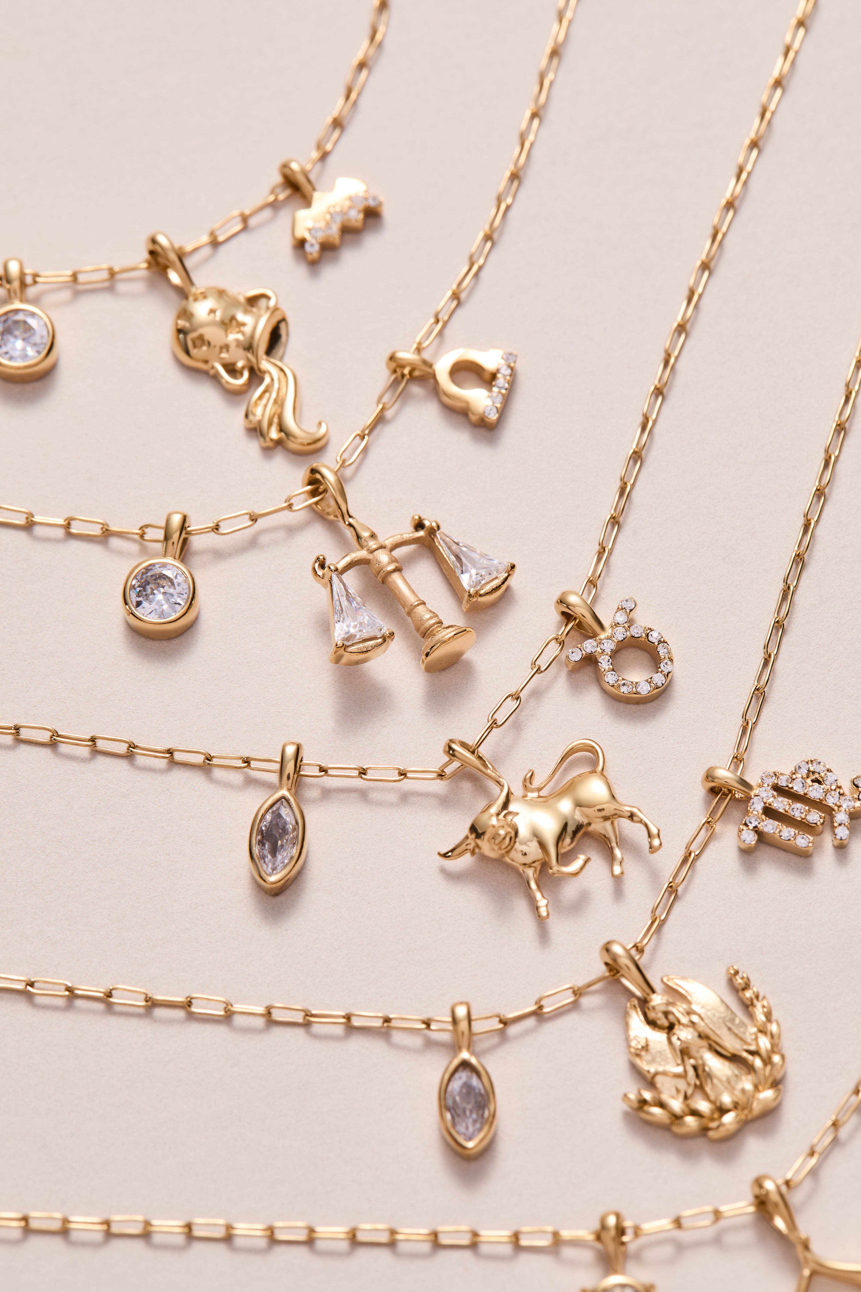 Virgo Zodiac Charm Cluster Necklace ALEX AND ANI