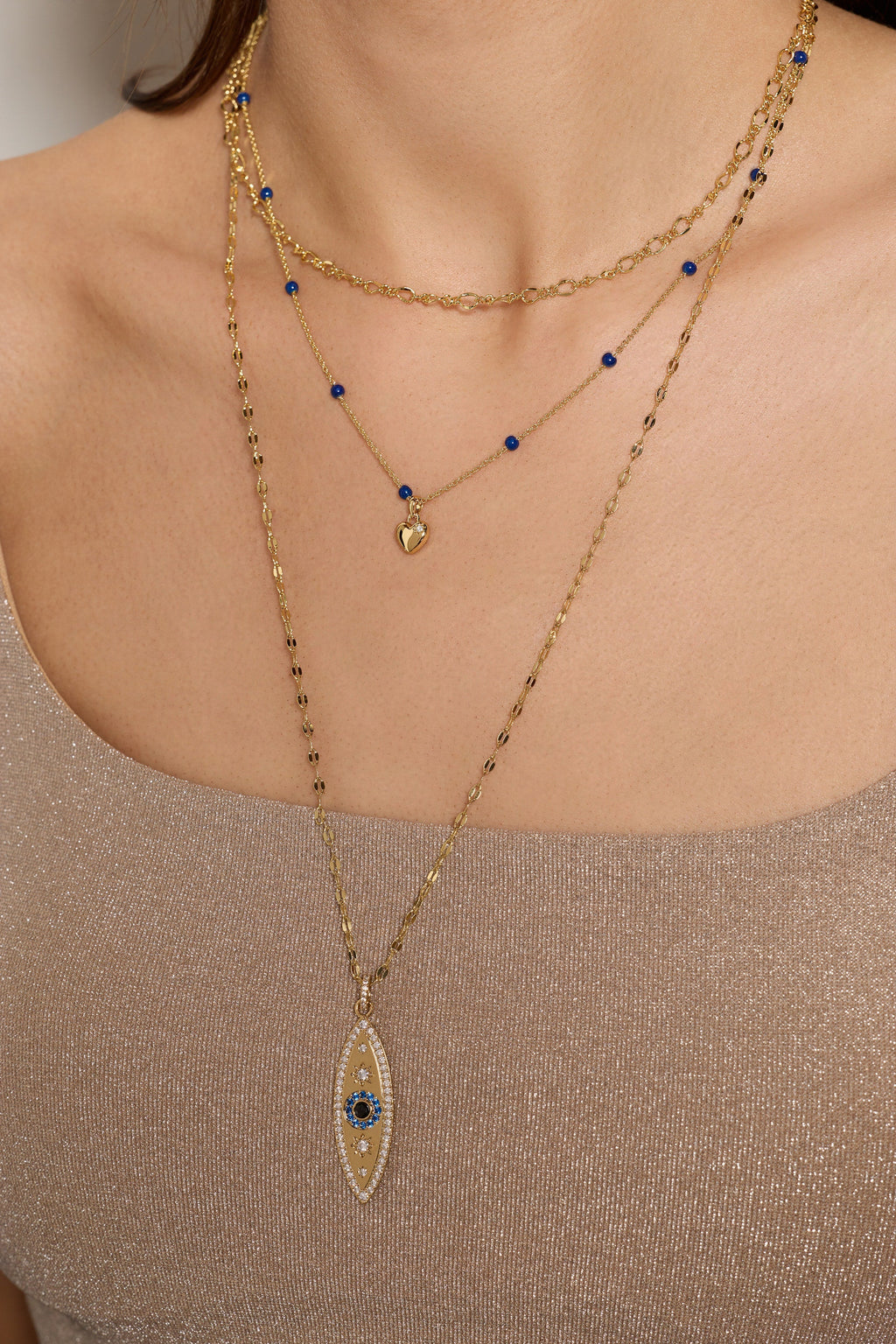 Festival Stranded™ Evil Eye Necklace ALEX AND ANI