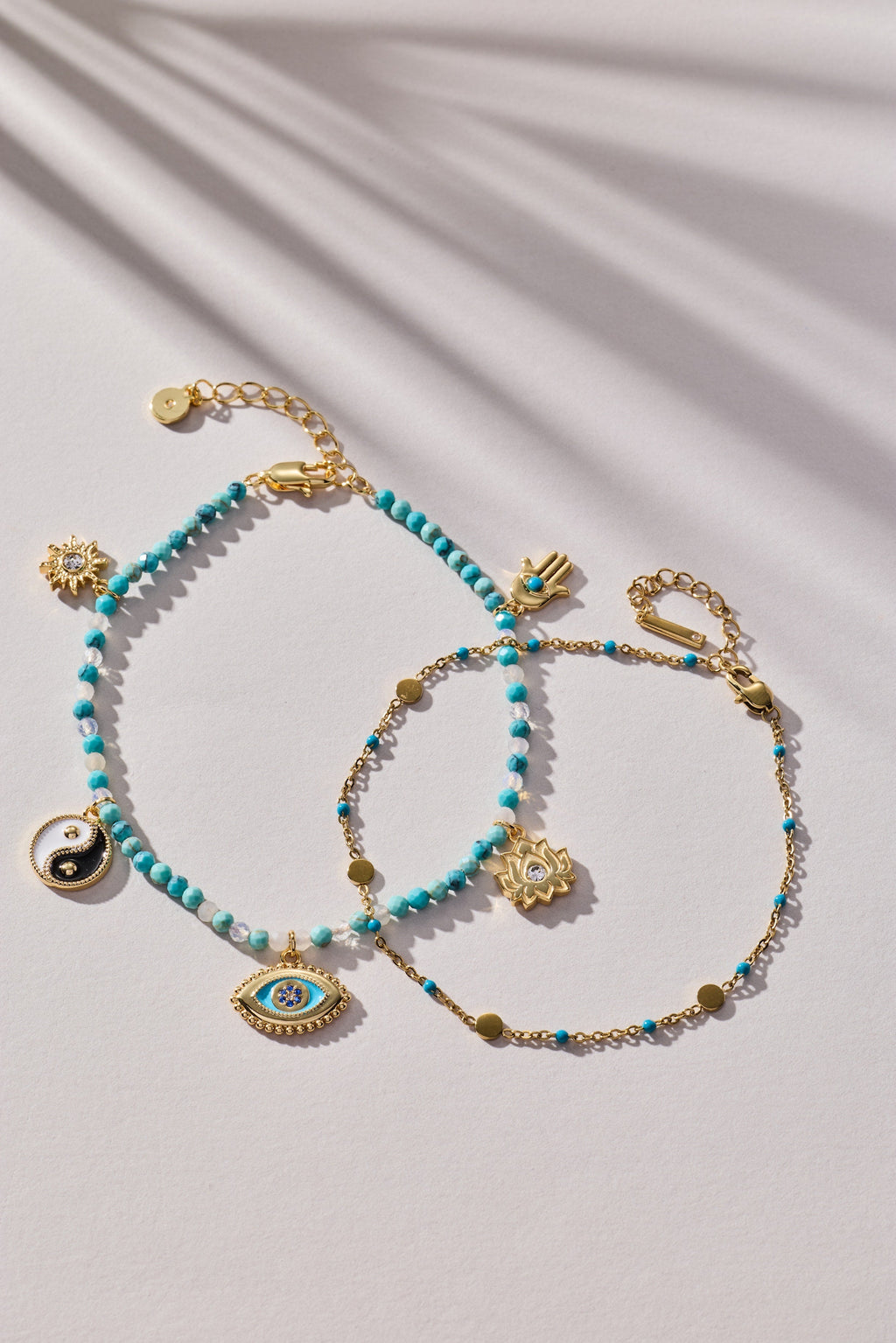 Healing Stone Charm Anklet ALEX AND ANI