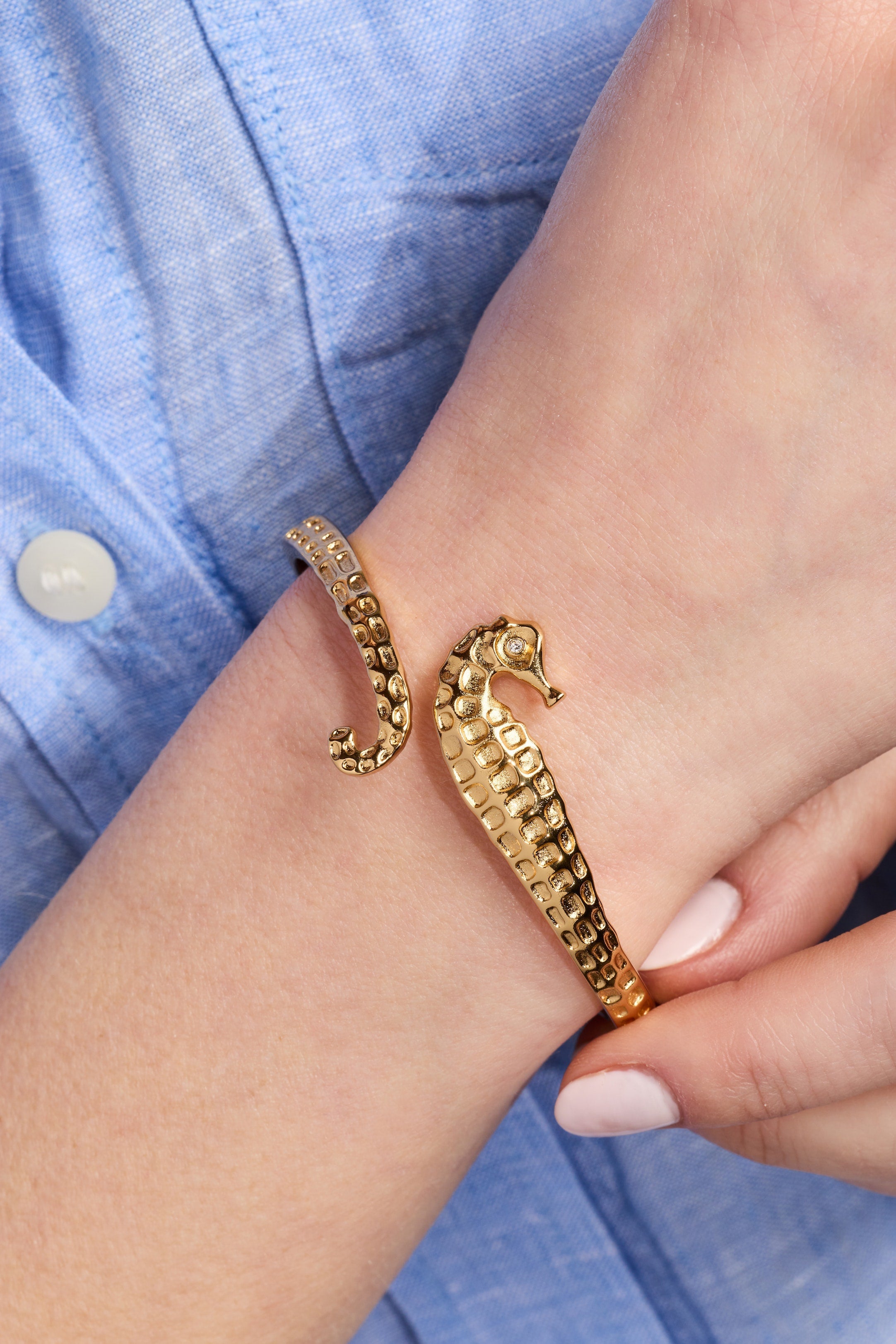 Seahorse Bypass Cuff ALEX AND ANI