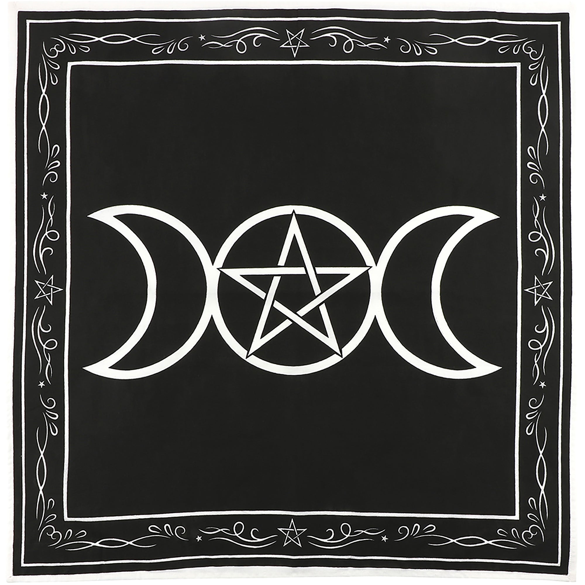 Triple Moon Goddess Altar Cloth Enchanted Jewelry & Gifts