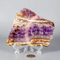 Amethyst Laced Agate Crystal Slab Purple Banded Stone Crystal Destiny