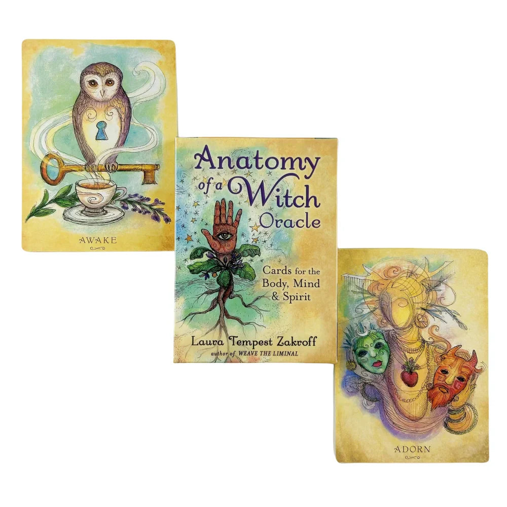 Anatomy Of A Witch Oracle Green Witch Creations