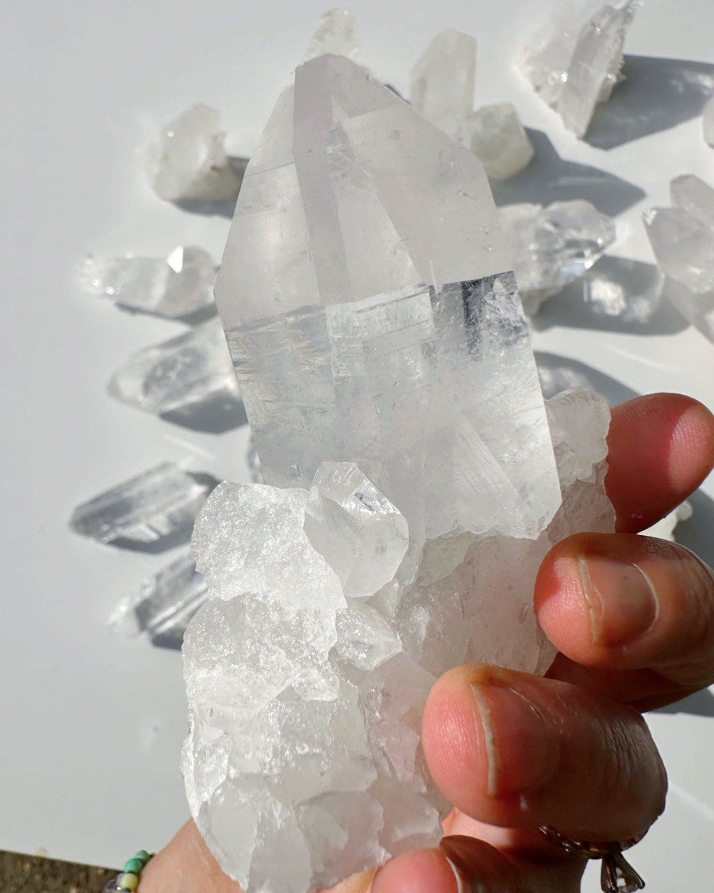 Arkansas Quartz Point B - Super Clear Baltic Mermaid