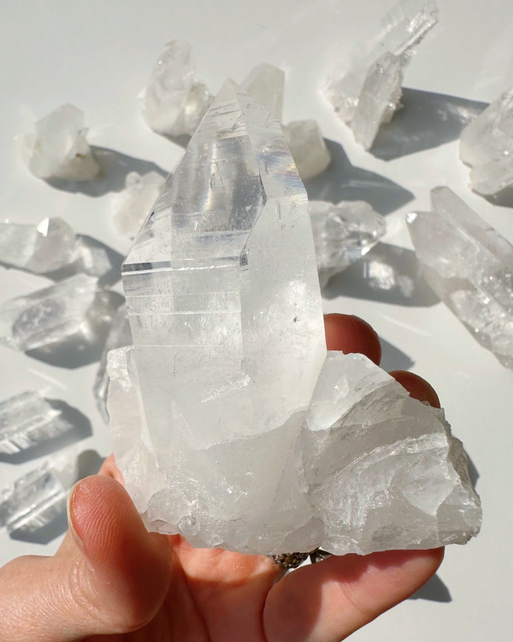 Arkansas Quartz Point B - Super Clear Baltic Mermaid