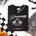 Cute Bat Halloween Nightfall Spooky Silhouette Adorable Creature Comfort Colors Tee Refinery No. 1