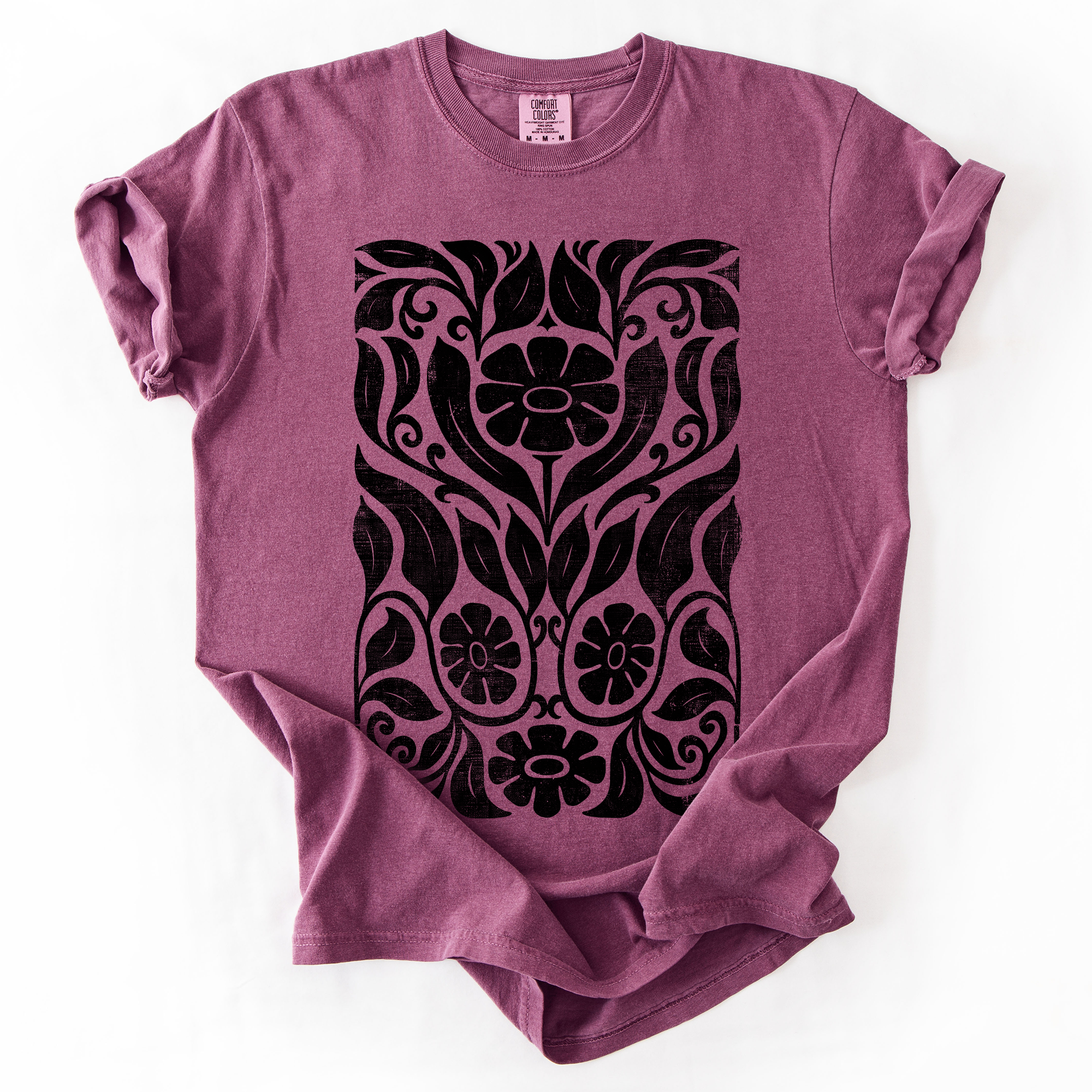 Big Bloom Daisy Flower, Vintage Boho, Nature, Comfort Colors T-Shirt Refinery No. 1
