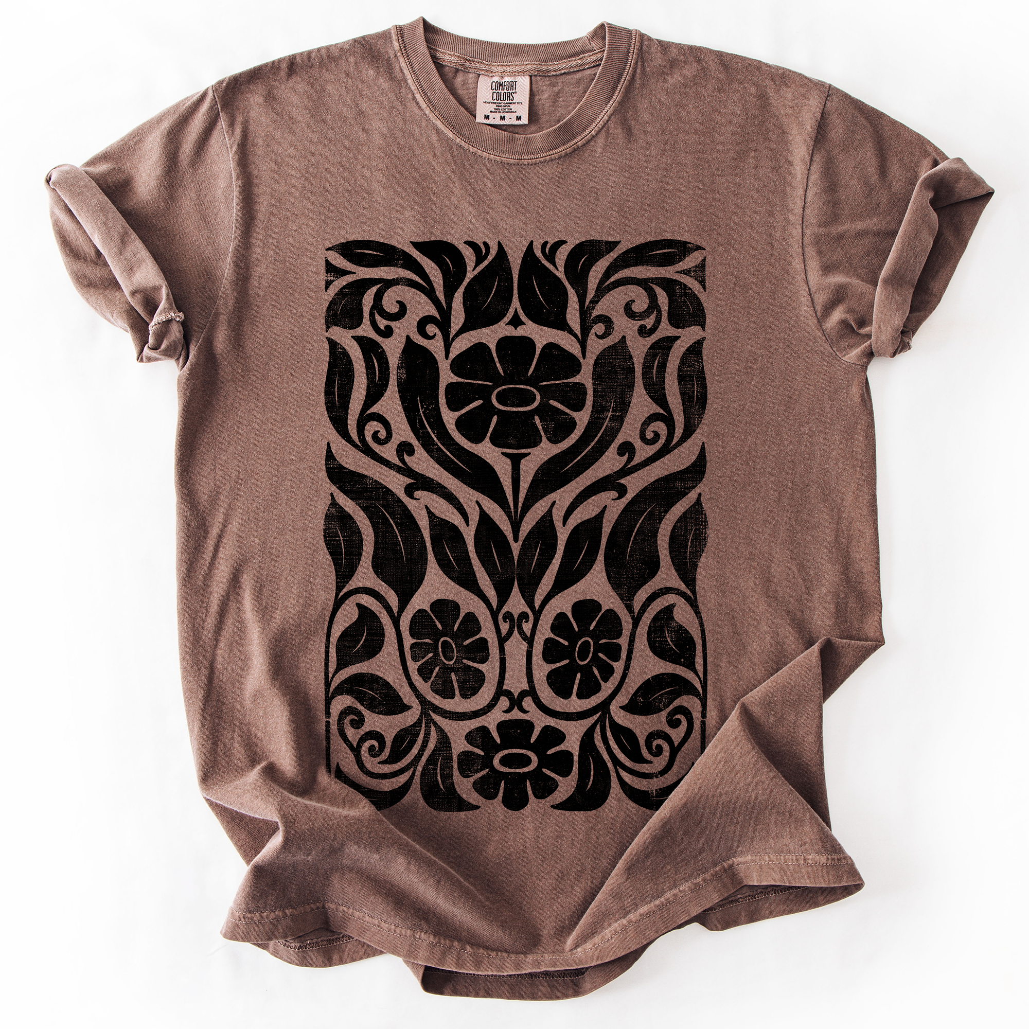 Big Bloom Daisy Flower, Vintage Boho, Nature, Comfort Colors T-Shirt Refinery No. 1